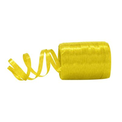 Fitilho Plástico Amarelo - 50 metros - Rizzo Embalagens