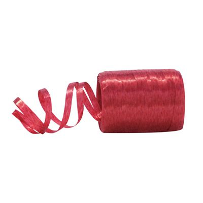 Fitilho Plástico Vermelho - 50 metros - Rizzo Embalagens