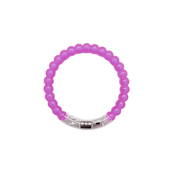 Pulseira Neon com LED - Roxo - 1 unidade - Rizzo
