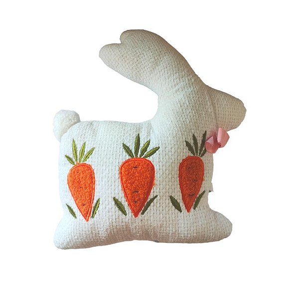 Enfeite Decorativo De Páscoa - Almofada Com Formato De Coelho - 39cm - 1 unidade - Rizzo - Rizzo