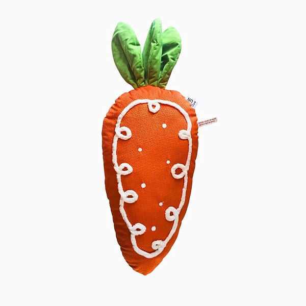 Enfeite Decorativo De Páscoa - Almofada De Cenoura - 62cm - 1 unidade - Rizzo - Rizzo