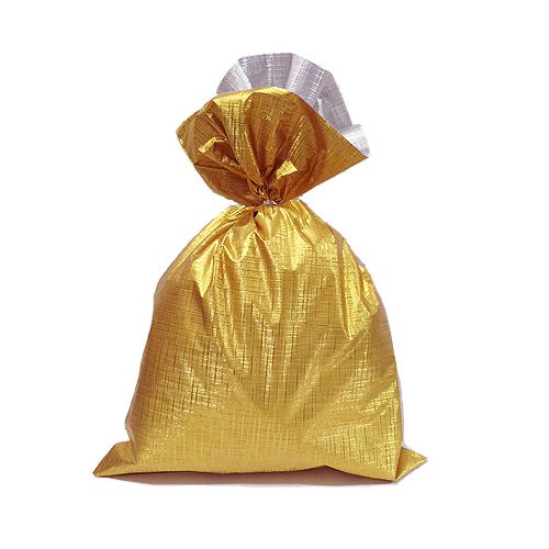 Saco Soft Color Ouro 60x90cm - 25 unidades - Cromus - Rizzo Embalagens