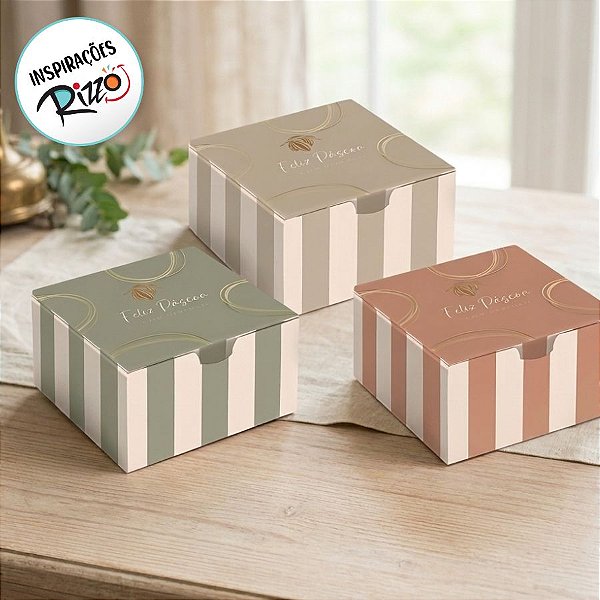 Caixa Para Brigadeiros Tonal - Feliz Páscoa - 10 unidades - Cromus - Rizzo