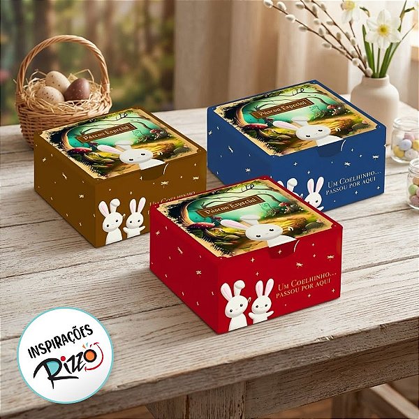 Caixa para Brigadeiros - Contos De Páscoa - 10 unidades - Cromus - Rizzo
