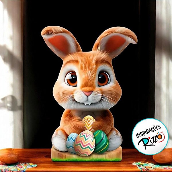 Decoracao De Mesa - Caça Aos Ovos - 20x28,5cm - 1 unidade - Rizzo