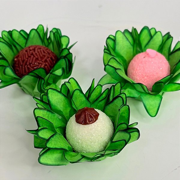 Forminha para Doces Finos - Madri Verde Limão - 30 unidades - Decora Doces - Rizzo