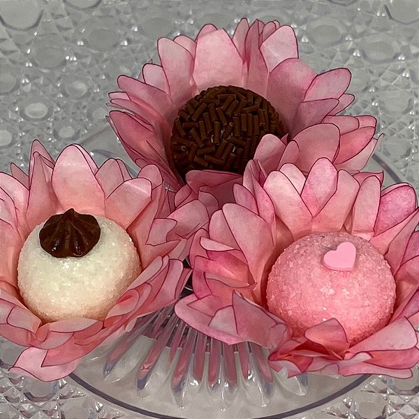 Forminha para Doces Finos - Madri Pessego - 30 unidades - Decora Doces - Rizzo