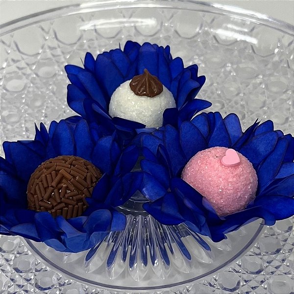 Forminha para Doces Finos - Madri Azul Royal - 30 unidades - Decora Doces - Rizzo