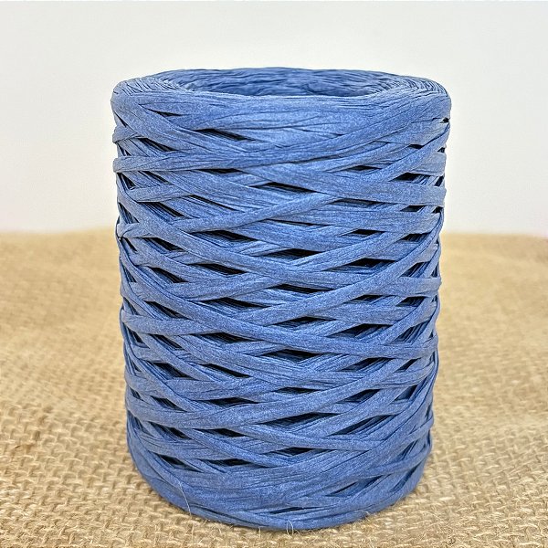 Fita de Rafia Papel Azul BB - 100m - 1 unidade - Rizzo