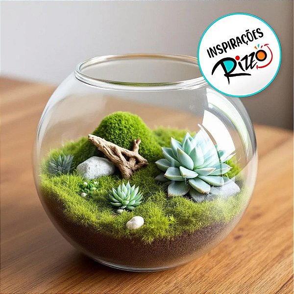 Pote De Vidro Redondo - 8x10cm - 400ml - 1 unidade - Rizzo