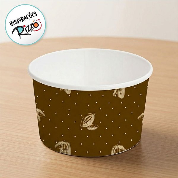 Copinho para Doces Sabor 100ml - 08 unidades - Cromus Páscoa - Rizzo Embalagens