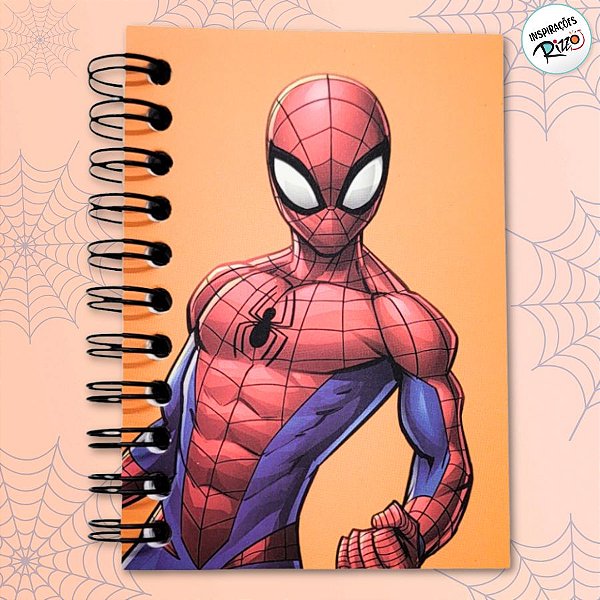 Caderninho de Anotações - Homem Aranha - 50 Folhas - 7x10cm - 1 unidade - Disney Original - Rizzo