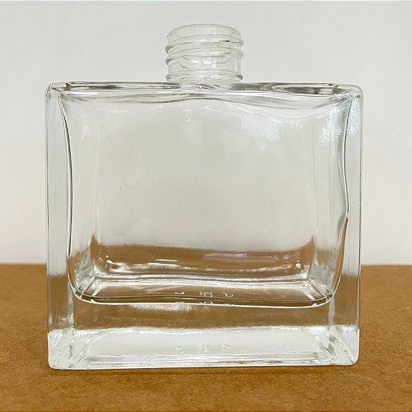 Frasco para Perfumaria de Vidro Retangular - Orvieto Transparente - 200ml - 1 unidade - Rizzo