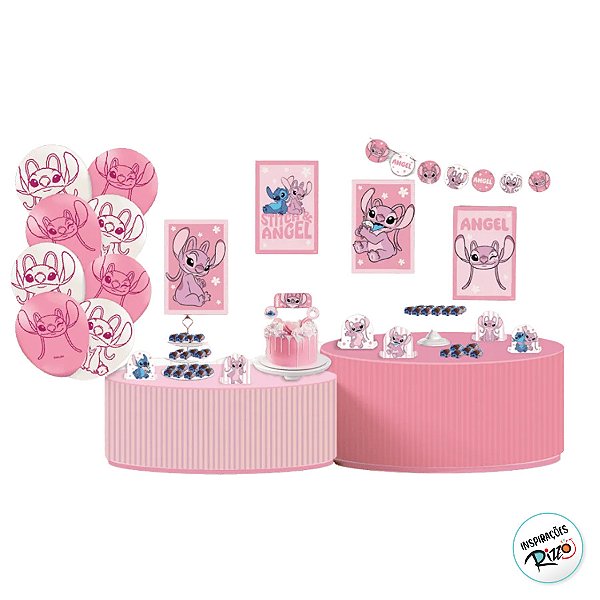 Kit Festa Angel - 62 Itens - 1 unidade - Disney Original - Rizzo