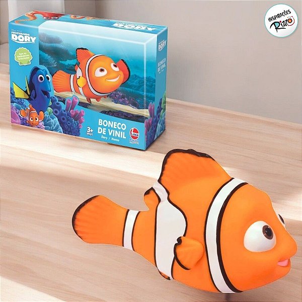 Boneco Nemo Articulado de Vinil - 15cm  - 1 unidade - Disney Original - Rizzo