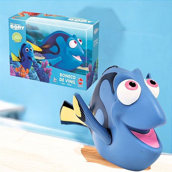 Boneca Dory Articulada de Vinil - 20cm  - 1 unidade - Disney Original - Rizzo