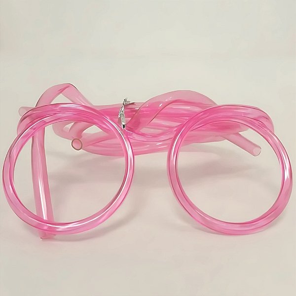 Óculos Canudo - Rosa - 11,4cm - 1 unidade - Rizzo