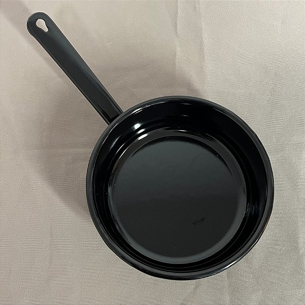 Panela Tradicional para Derreter Velas - Modelo Papeiro -  Preto - 660ml - 17cm  - 1 unidade - Rizzo