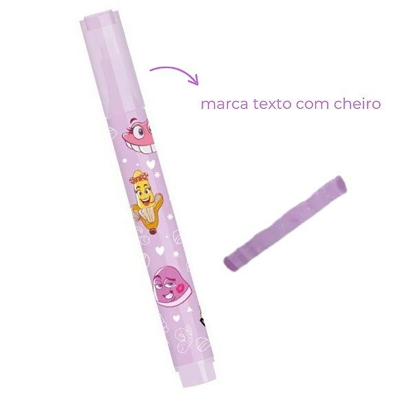 Marca Texto com Aroma - Roxo - 1 unidade - Fini - Rizzo