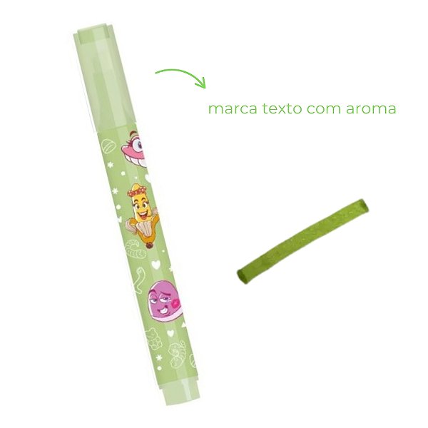 Marca Texto com Aroma - Verde - 1 unidade - Fini - Rizzo