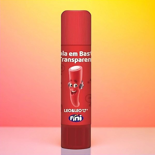 Cola em Bastão Transparente Tubes - 10g - 1 unidade - Fini - Rizzo
