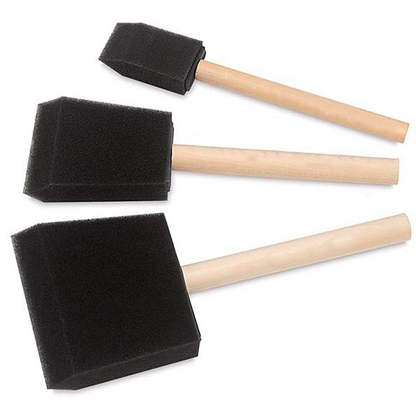 Kit com 3 Pincéis Esponja - GranChef - Rizzo Confeitaria