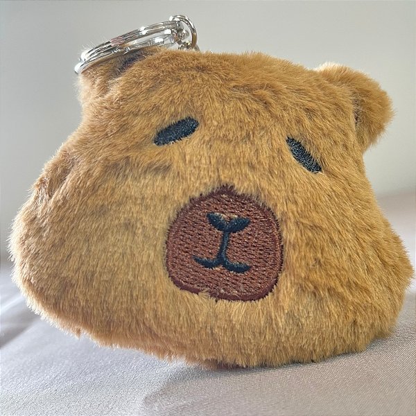 Capirava Chaveiro De Pelucia Com Espelho Duplo - 9x9,5cm - 1 unidade - Rizzo