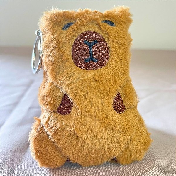 Capirava Chaveiro De Pelucia Com Espelho Duplo - 10x8,5cm - 1 unidade - Rizzo