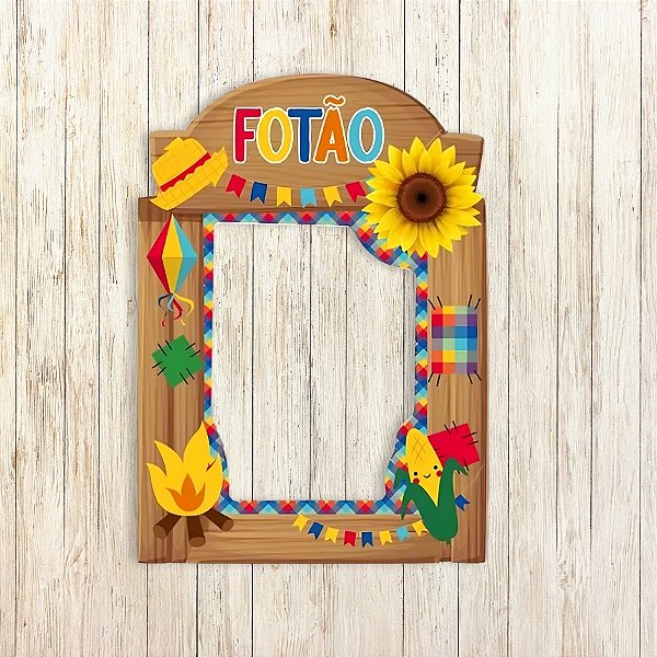 Painel Retrato Moldura De Festa Junina - 1 unidade - Rizzo