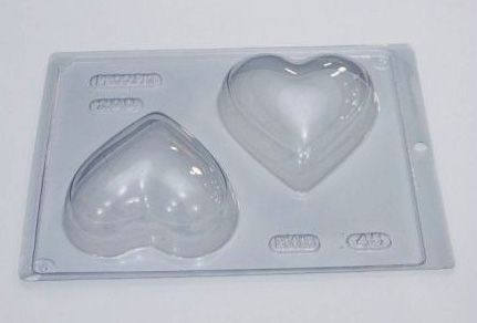 Forma Especial Ovo 200g Coração Cód 45 BWB Rizzo Embalagens