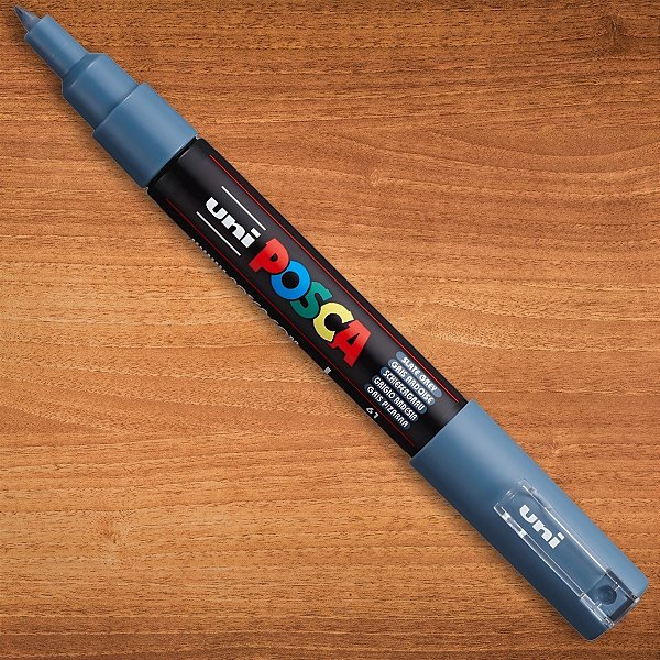 Caneta Posca PC-1M 0.7mm - Cinza Ardósia - 1 unidade - Posca - Rizzo