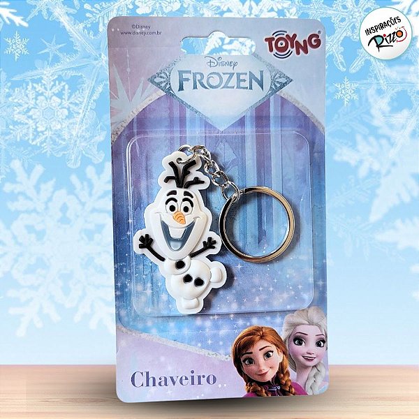Chaveiro Emborrachado Olaf - Frozen  - 6cm - 1 unidade - Disney Original - Rizzo