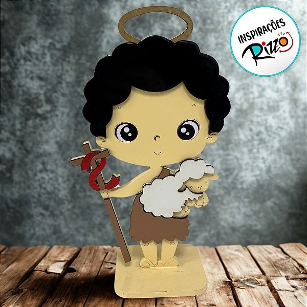 Display São João Em MDF De Festa Junina - 13,5x25,5cm - 1 unidade - Rizzo