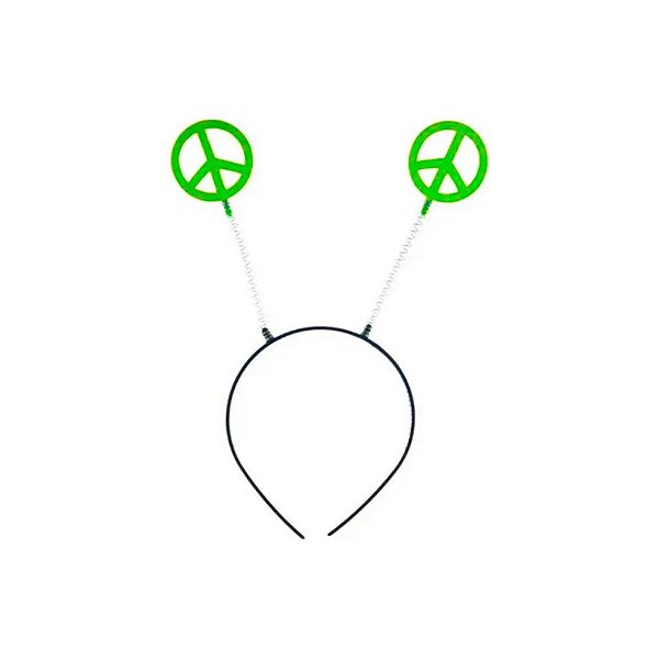 Tiara Com Símbolos - Amarelo e Verde - 11,5x20cm - 10 unidades - Rizzo