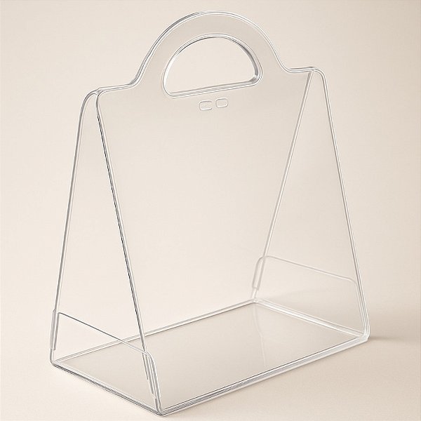 Sacola Transparente Bag Lisa - 13,5x15x7cm - 1 unidade - Rizzo - Rizzo