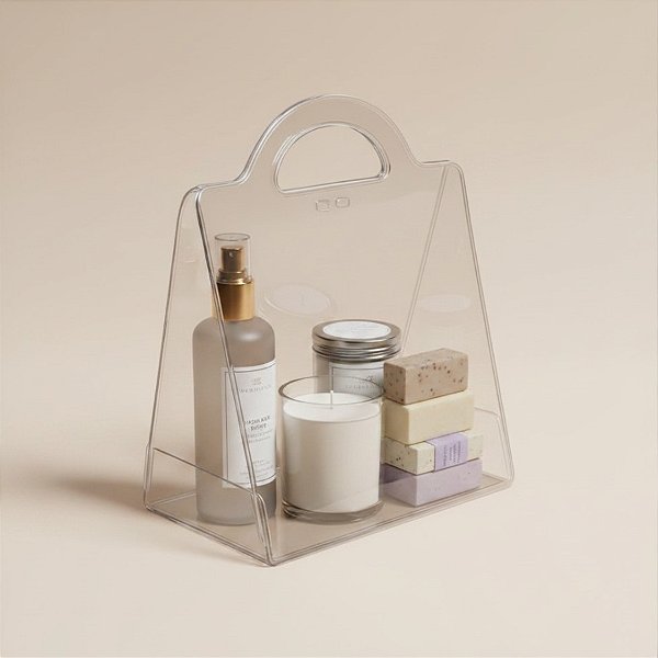 Sacola Transparente Bag Lisa - 13,5x15x7cm - 1 unidade - Rizzo