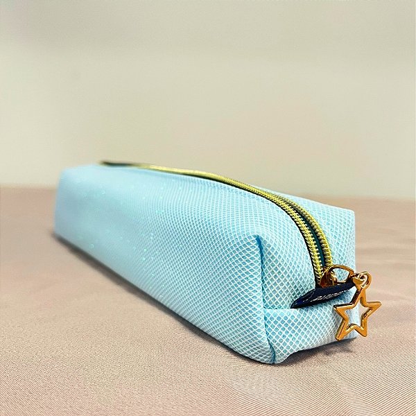 Estojo Brilhante - Azul - 20x5cm - 1 unidade - Rizzo