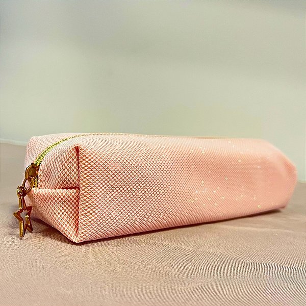 Estojo Brilhante - Rosa - 20x5cm - 1 unidade - Rizzo