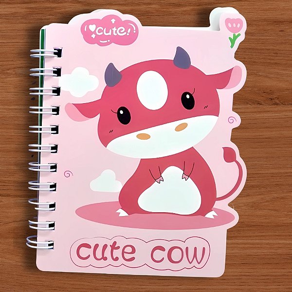 MIni Bloco Para Anotações Vaquinha - Rosa - 60 Folhas - 8x11,5cm - 1 unidade - Rizzo