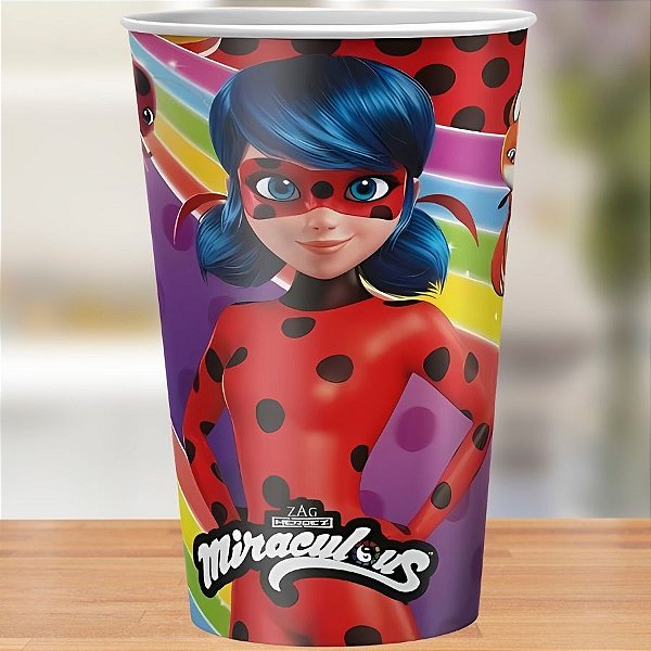 Copo de Papel - Ladybug - 180ml - 8 unidades - Regina - Rizzo