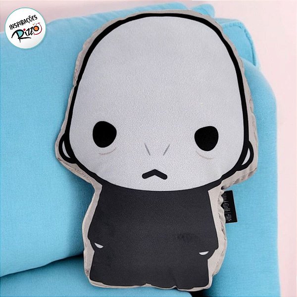 Almofada Formato Valdemort - Harry Potter - 30x25cm - 1 unidade - Zona Criativa - Rizzo