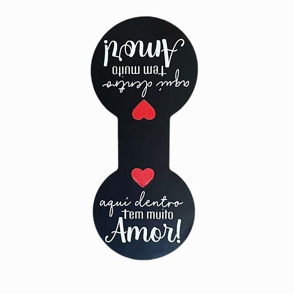 Etiqueta Adesiva - Lacre Muito Amor - 9,5cm - 40 unidades - Rizzo