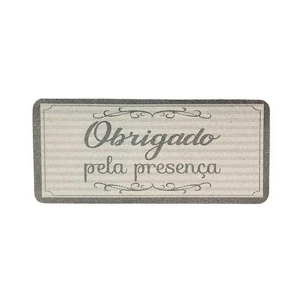 Etiqueta Adesiva - Obrigado Pela Presença Clássica - 4x2cm - 100 unidades - Rizzo