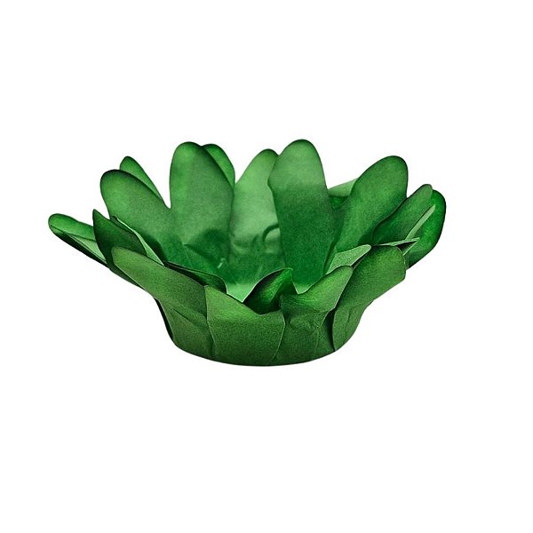Forminha Para Doces Finos - Margaridinha Verde Folha - 30 unidades - Floretta Fest - Rizzo