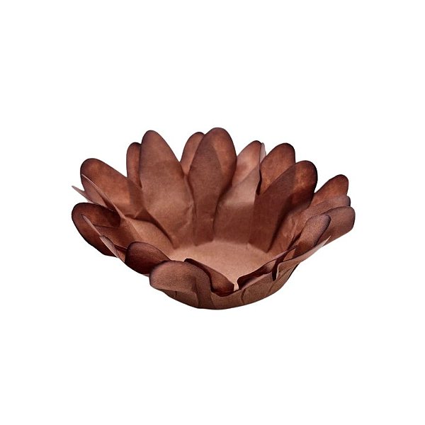 Forminha Para Doces Finos - Margaridinha Capuccino - 30 unidades - Floretta Fest - Rizzo