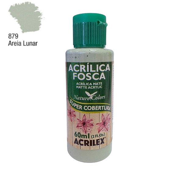 Tinta Acrílica Fosca 60ml - Areia Lunar - 1 unidade - Acrilex - Rizzo