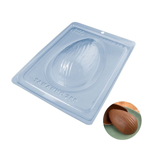 Forma de Acetato Especial Ovo Riscado 250g - Ref.10569 - 1 unidade - BWB - Rizzo