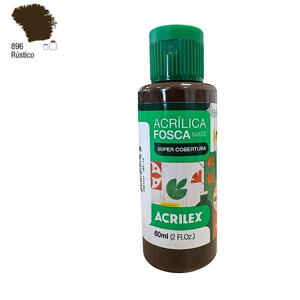 Tinta Acrílica Fosca 60ml - Rústico - 1 unidade - Acrilex - Rizzo