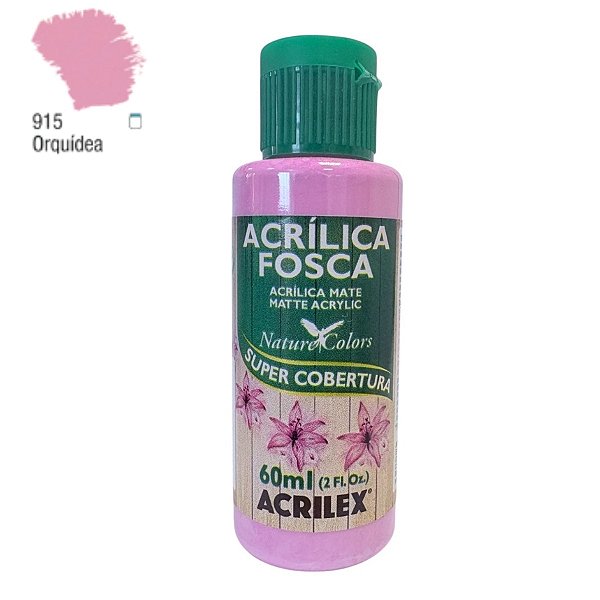 Tinta Acrílica Fosca 60ml - Orquídea - 1 unidade - Acrilex - Rizzo