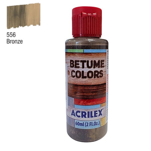 Betume Colors - Bronze - 60ml - 1 unidade - Acrilex - Rizzo